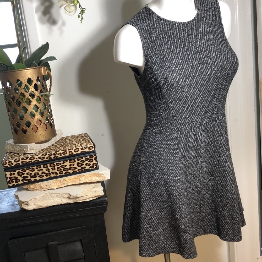 THEORY Boucle Tweed Sleeveless Dress
